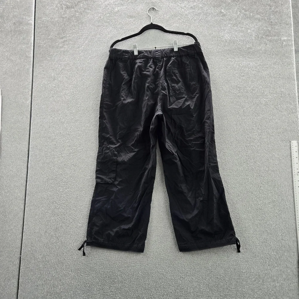 J. Jill Women Pants 14 Black Capri Casual Zipper‎ 25
